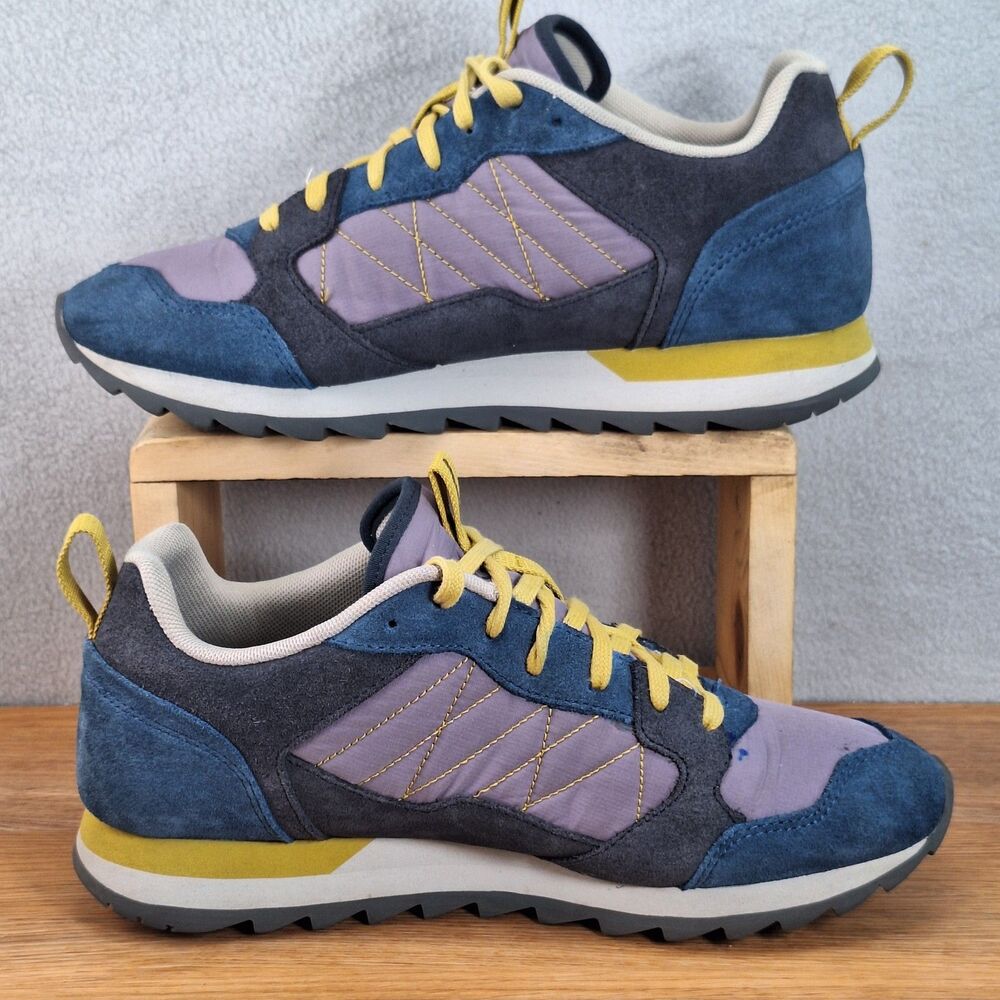 Merrell Alpine Women's 8 EU 38.5 Sneakers Navy Poseidon Suede Retro Casual - Picture 5 of 10
